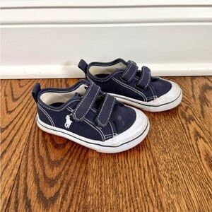 Polo by Ralph Lauren Kids' Dark Blue Velcro Sneakers